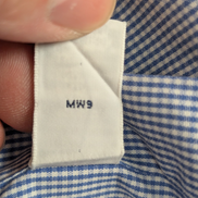 Chemise Polo Ralph Lauren Shirt Blake XL Vichy Bleu Blanc Logo Marine Button Dow