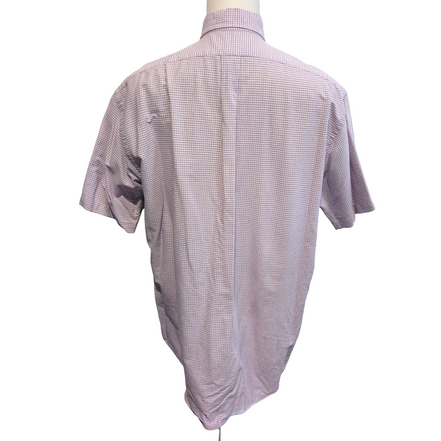 Chemise Polo Ralph Lauren Shirt L Blake Oxford Lila Manches Courtes Button Down