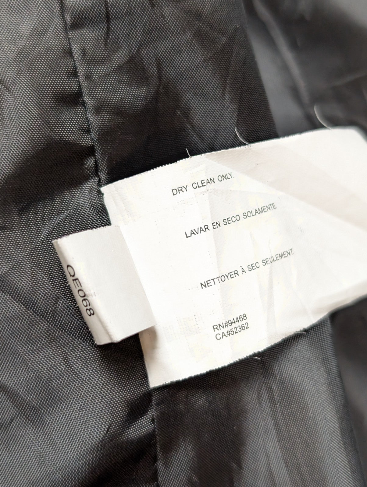 NAUTICA Veste Femme Matelassée S Gris Foncé Boutonnée Hiver Mi-Saison |323BSR