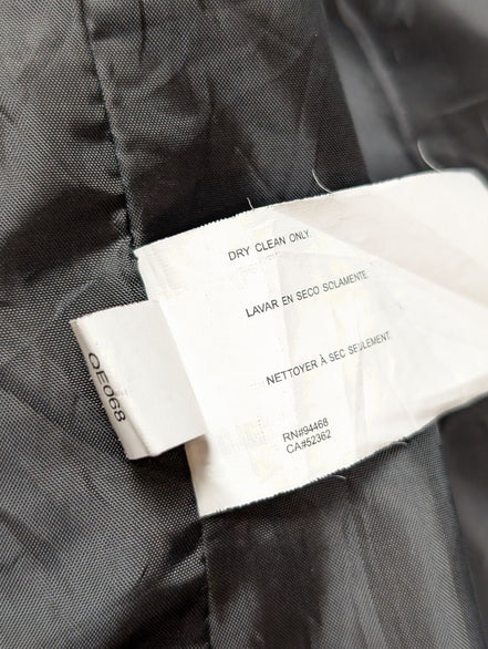 NAUTICA Veste Femme Matelassée S Gris Foncé Boutonnée Hiver Mi-Saison |323BSR