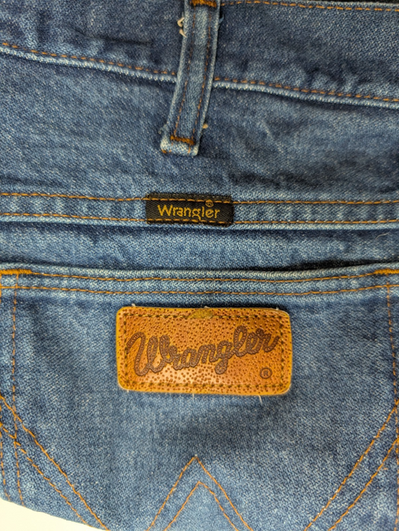 Jean Wrangler Vintage Regular Fit Homme W34 L30 Bleu Denim Classic Straight