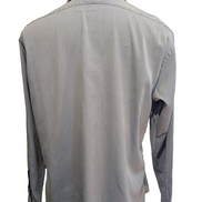 Chemise Polo Ralph Lauren Shirt Andrew M L Rayée Bleu Coton Col Classique
