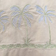 Chemise Hawaïenne Quiksilver XL TG Polynésic Comfort Fit Palmiers Boutons Bois