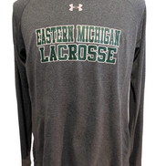 t-shirt Under Armour Eastern Michigan Lacrosse Homme Gris Taille L