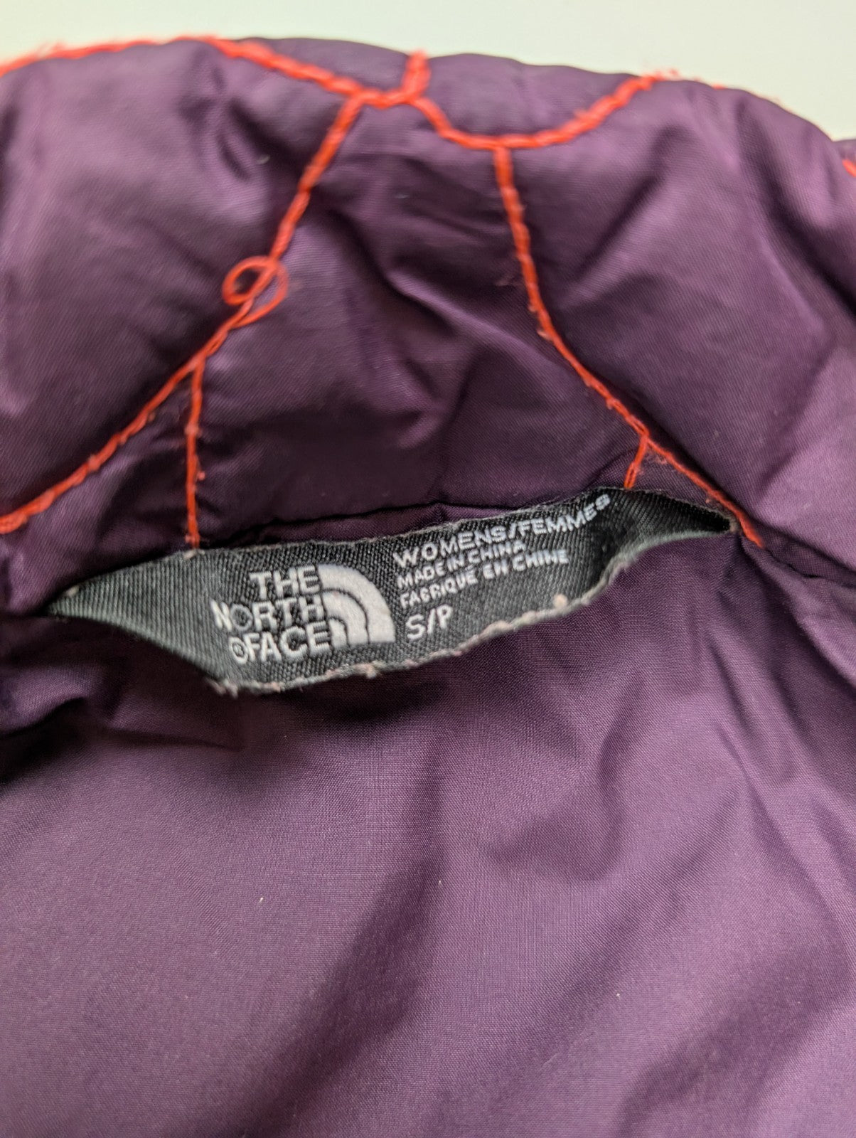 Veste Matelassée The North Face Violet Motifs Lotus Fluo - Taille S M