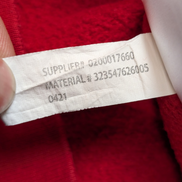 Veste à Capuche Zippée Polo Ralph Lauren Rouge Logo Marine - Taille XL 18-20