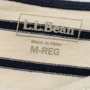 Marinière L.L. Bean Femme Blanc Cassé & Bleu Coupe Oversize - Taille M