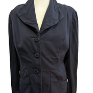 Veste Blazer Wilson's USA bleu marine femme taille S vintage