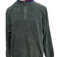 Sweat Polaire Épais Vintage Tommy Hilfiger Col Zip Vert Taille S | 537WSR