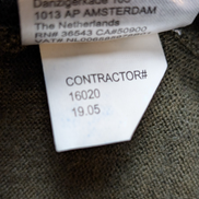 Pull CALVIN KLEIN Col V 100% Laine Mérinos Extra Fine Kaki Homme XL/XXL
