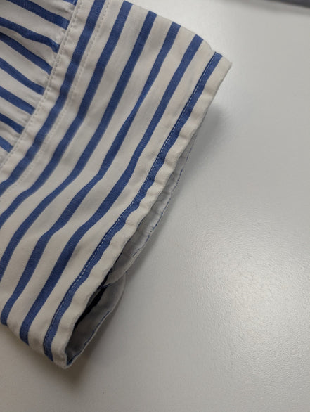Chemise Ralph Lauren Golf Tilden XXL 3XL Rayures Bleues Shirt Button Down