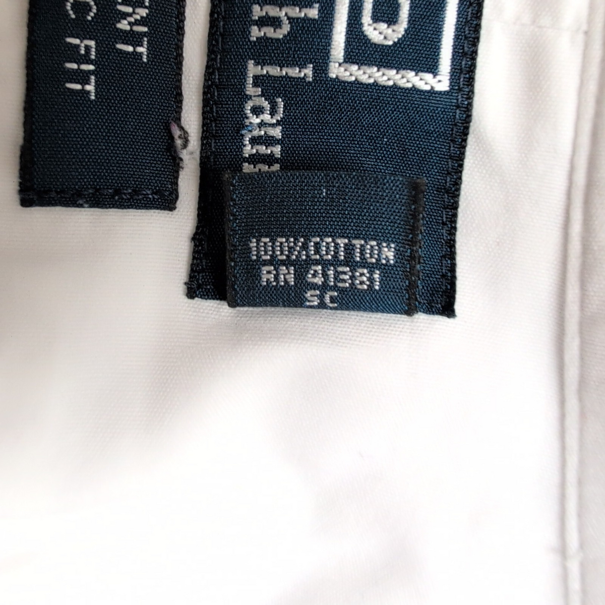 Chemise Polo Ralph Lauren blanche Classic Fit sans logo taille L regent
