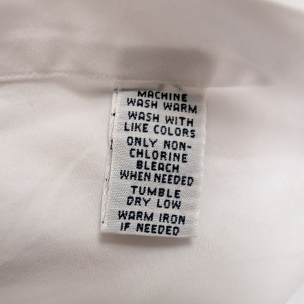 Chemise Polo Ralph Lauren blanche Classic Fit sans logo taille L regent