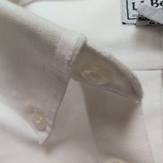 Chemise L.L. BEAN Homme XXL Blanche Manches Courtes Poche Wrinkle Free
