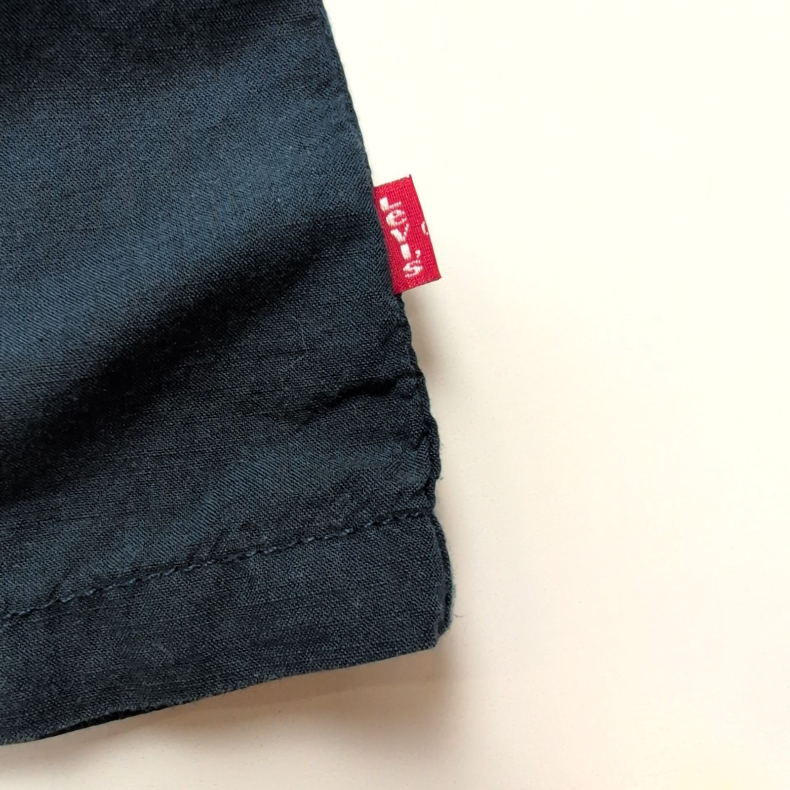 Chemise Levi's bleu marine foncé 100% coton Taille XXL manches longues