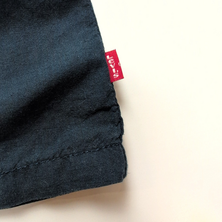 Chemise Levi's bleu marine foncé 100% coton Taille XXL manches longues