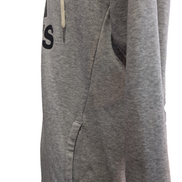 ➜ Sweat à Capuche Adidas Vintage - Logo Poitrine - Gris - Taille S