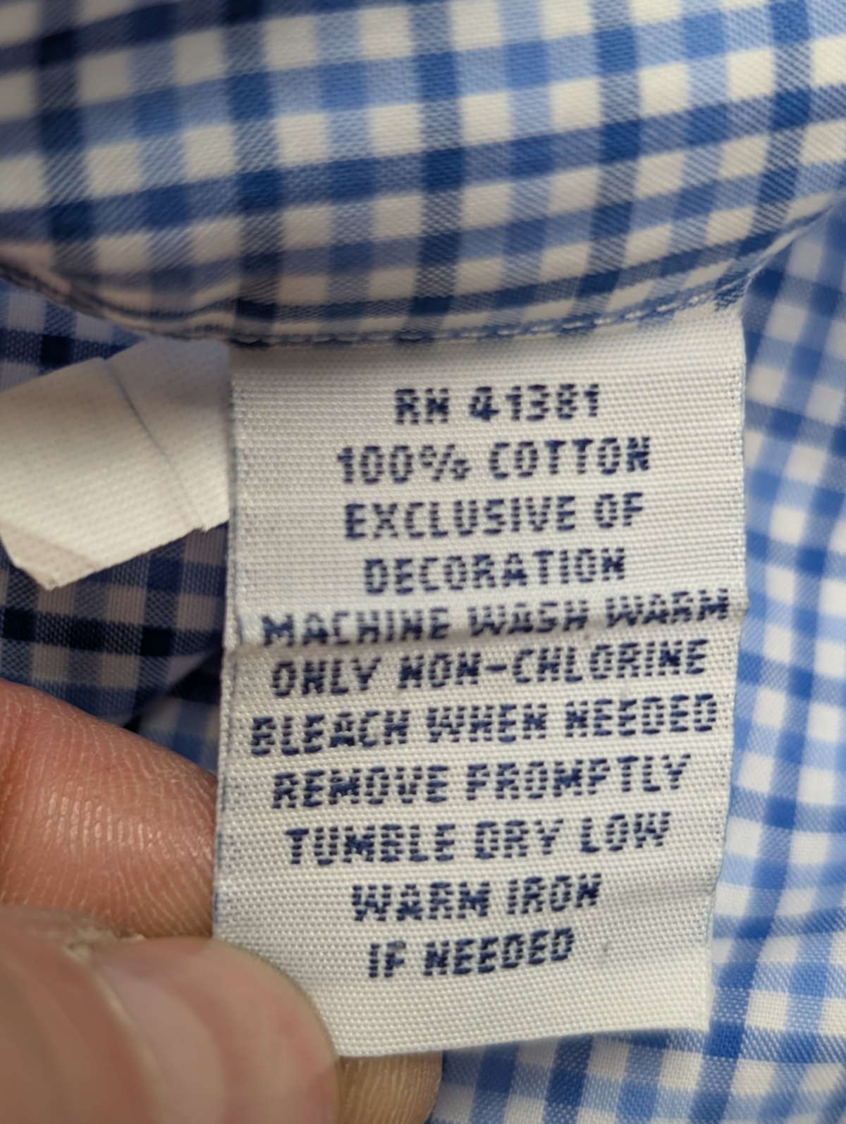Chemise Polo Ralph Lauren Shirt L Petits Carreaux Bleu Blanc Button Down Logo