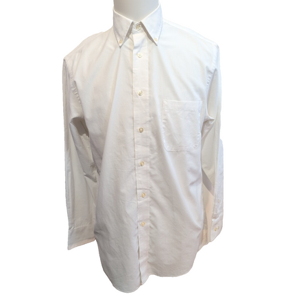 Chemise CHAPS Homme M Blanche Manches Longues Regular Fit 1 Poche