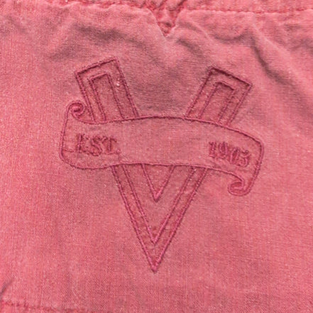 Chemise Harley Davidson L Rouge Patinée Made in Hong Kong Coton Vintage