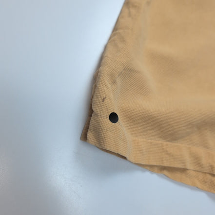 Chemise Hawaïenne Tommy Bahama XL Soie Jaune Boutons Bois Vintage