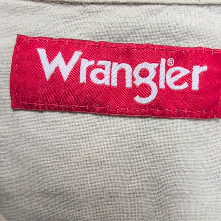 Chemise Wrangler Gris Anthracite Manches Courtes Taille XL 2 poches