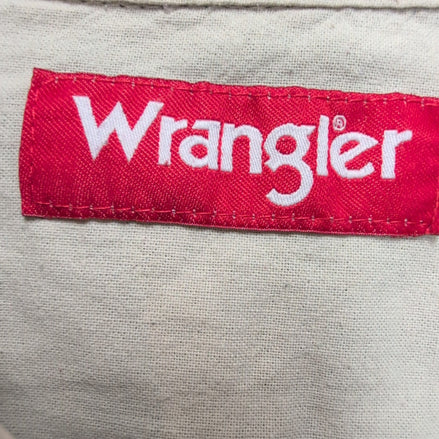 Chemise Wrangler Gris Anthracite Manches Courtes Taille XL 2 poches