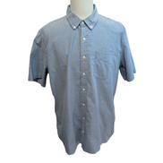 Chemise L.L. BEAN Homme XL Tall Bleu Clair Manches Courtes Poche