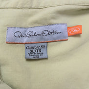 Chemise Hawaïenne Quiksilver XL TG Polynésic Comfort Fit Palmiers Boutons Bois
