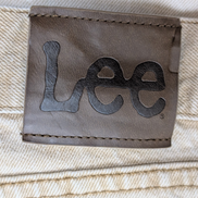 Jean Lee Vintage Regular Fit Homme W33 L32 Marron Clair Denim Patiné Classic
