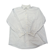 Chemise L.L. Bean à rayures bleues taille L #118e