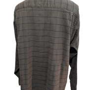 Chemise LEVI'S Commuter Flanelle Kaki & Noir Manches Longues - Taille XXL