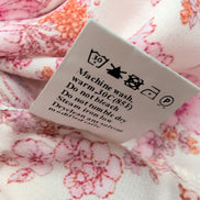 Chemisier Gentle Fawn Femme 2XL Fleuri Rose Manches Poète Neuf