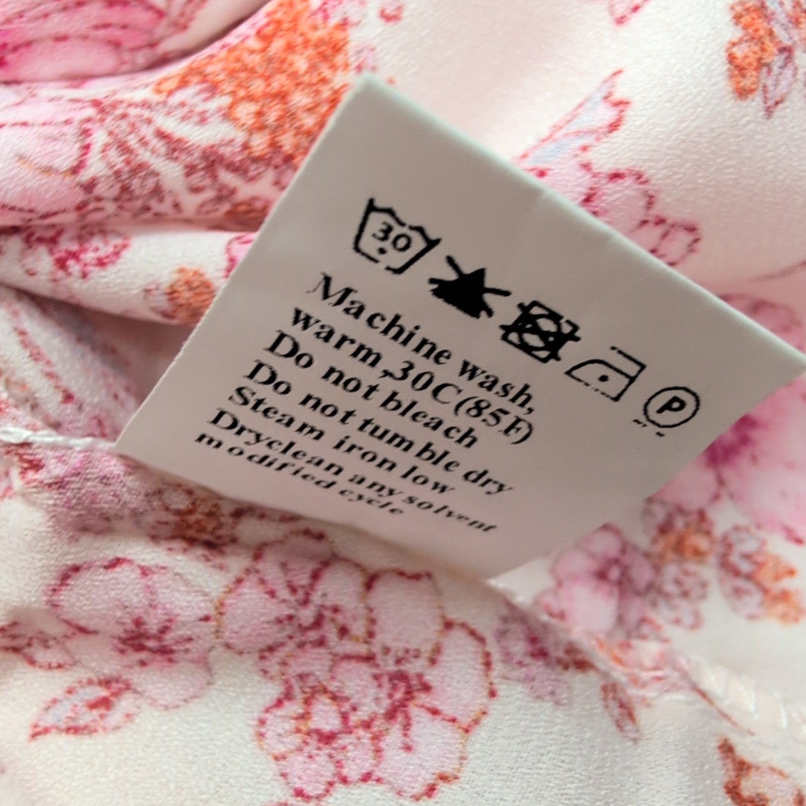 Chemisier Gentle Fawn Femme 2XL Fleuri Rose Manches Poète Neuf