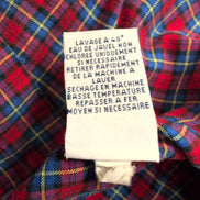 Chemise Ralph Lauren M Rouge Bleue Carreaux Logo Noir Button Down Shirt