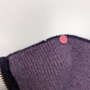 Pull Gant 100% Laine d'Agneau Col Zippé Coudières Femme M