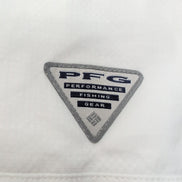 Chemise Pêche Columbia PFG Omni-Shade XLTG Blanc 6 Poches Manches Longues