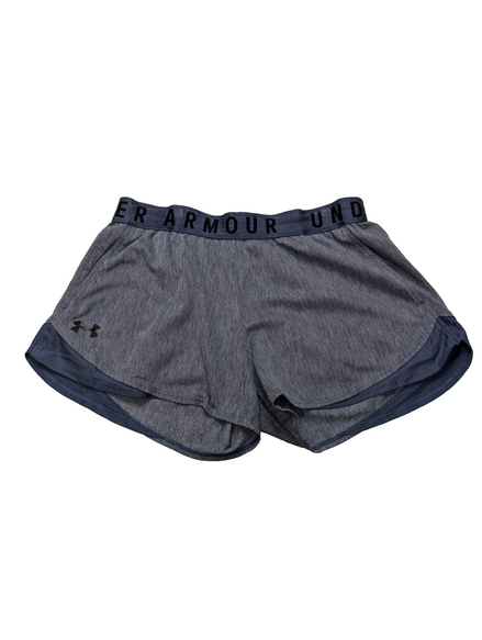 Short Under Armour HeatGear Bleu & Gris - Femme Taille S