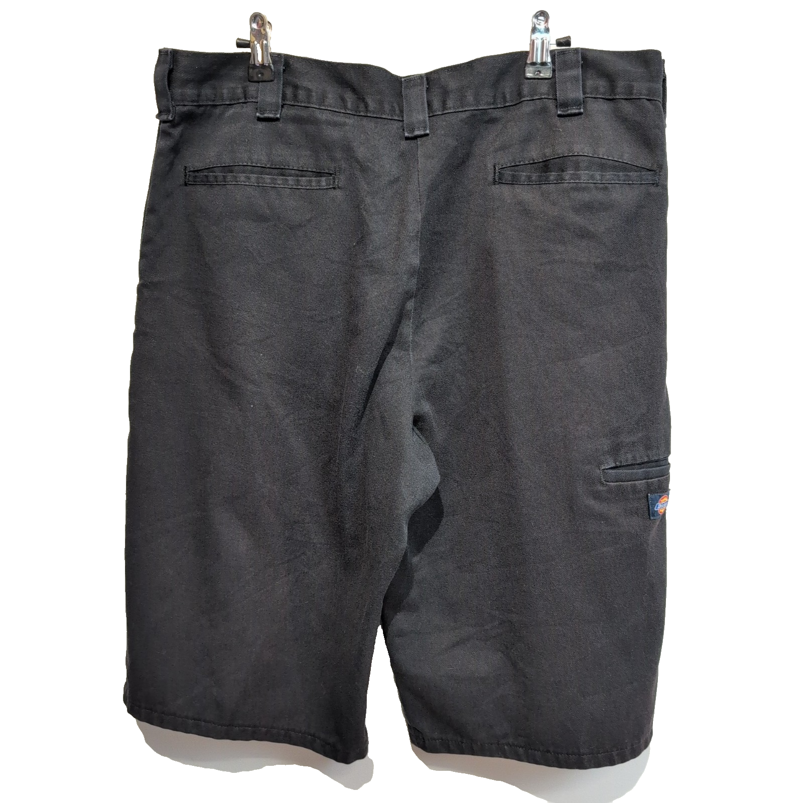 Short Dickies Workwear Noir Homme W34 Coupe Droite Très Bon État