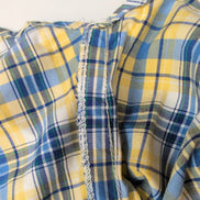 Chemise Ralph Lauren M Carreaux Bleu Jaune Classic Fit Button Down Shirt