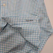 Chemise Ralph Lauren à Petits Carreaux Bleu et Blanc Taille M Classic Fit