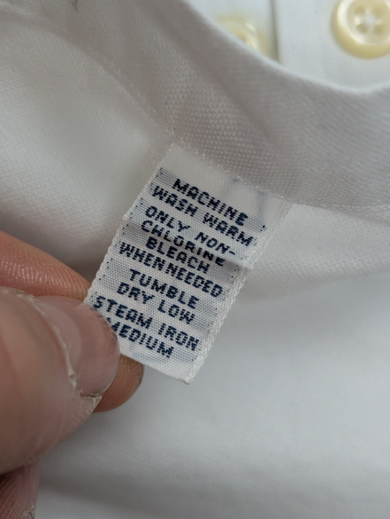 Chemise Polo Ralph Lauren Shirt Yarmouth XL XXL Oxford Blanche Logo Button Down