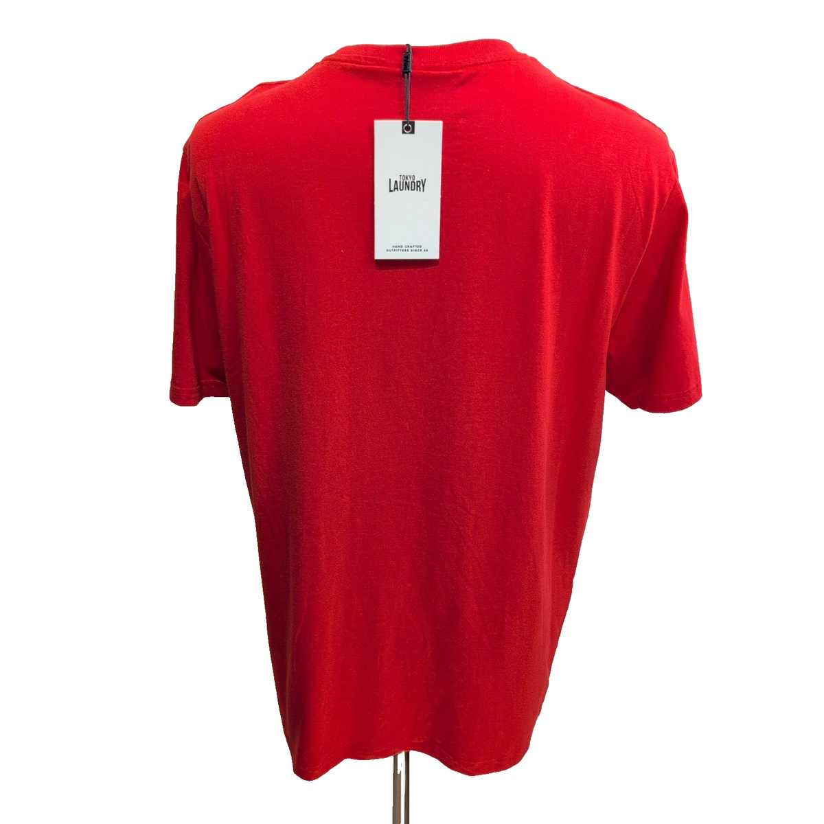 T-shirt Tokyo Laundry XL Rouge 100% Coton Logo Vintage Original Neuf