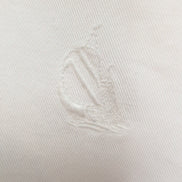 Chemise Nautica vintage col pointe L blanche coton logo brodé rare manches long