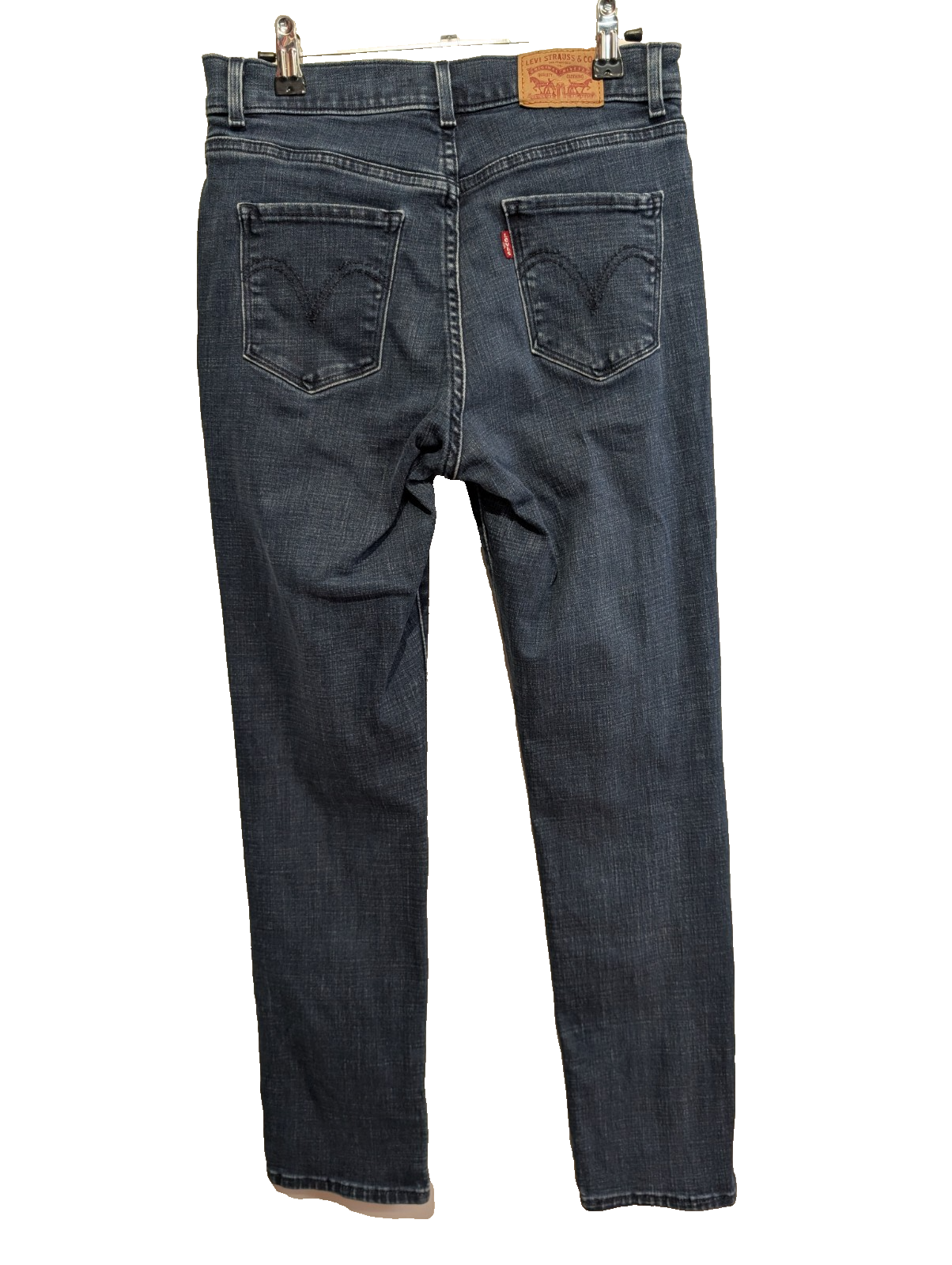 Jean Levi's Femme Bleu Denim Ultra Stretch W25 T34 36 Authentique