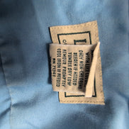 Chemise L.L. Bean bleue unie taille XL #166e
