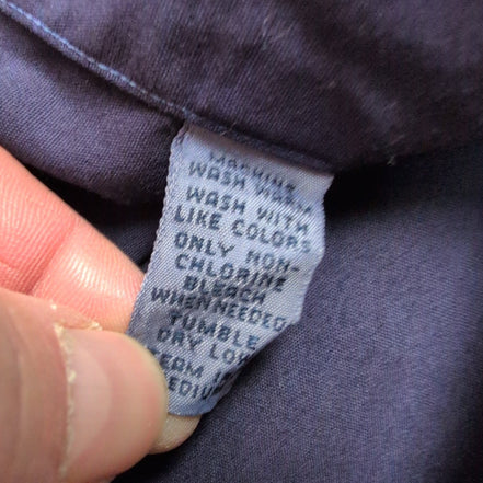 Chemise Ralph Lauren Blake Homme M Violet Profond Logo Rouge Manches Courtes