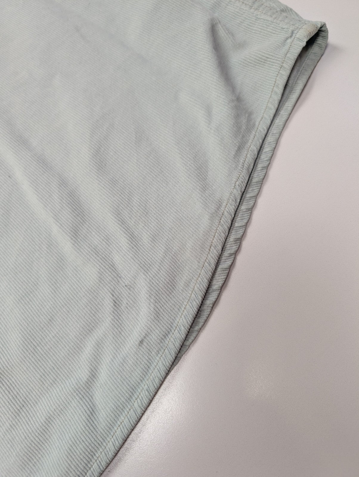 Chemise EDDIE BAUER T.XL TALL Velours Côtelé Vert Pâle Vtg