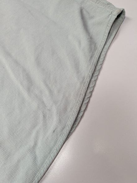Chemise EDDIE BAUER T.XL TALL Velours Côtelé Vert Pâle Vtg