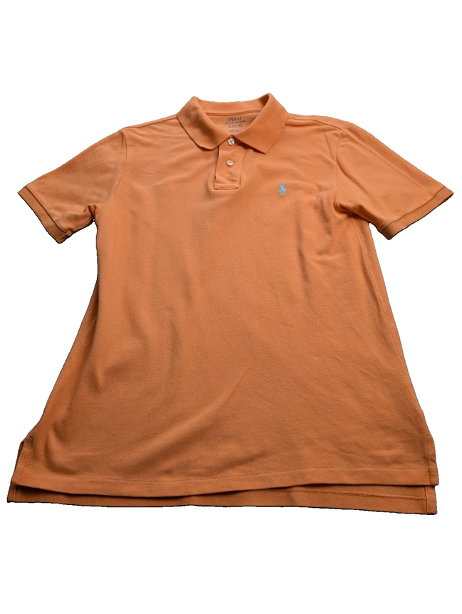 Polo manches courtes Polo Ralph Lauren enfant garçon 14-16 ans orange L